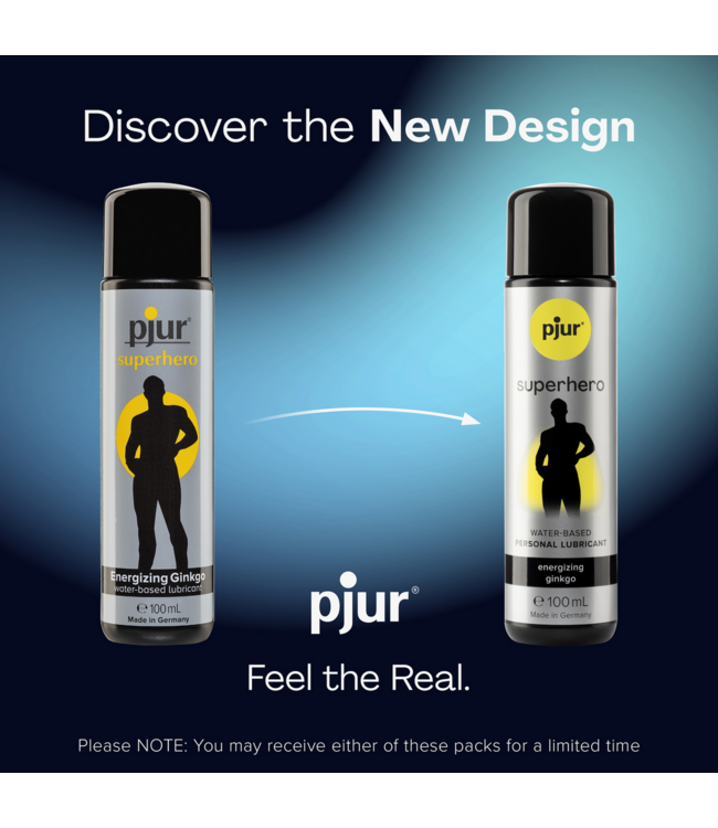 Pjur Pjur Superhero Glide - Versterkend Waterbasis Glijmiddel met Ginkgo 30 Ml