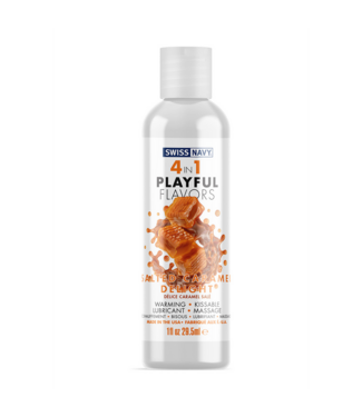 Swiss Navy Swiss Navy 4-in-1 Glijmiddel met Smaken - Zoute Caramel - 29,5 Ml