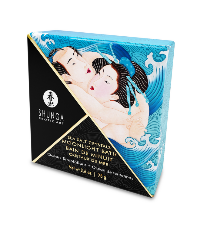 Shunga Ocean Breeze Bath Salts & Moonlight Foaming Crystals - Refreshing Bliss