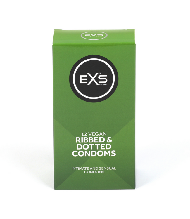 EXS EXS 3 in 1 Stimulatie Condooms – Geribbeld & Gestippeld – 12 Stuks Veiligheid