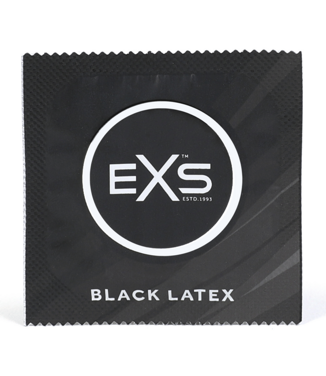 EXS EXS Zwarte Latex Condooms - 12 Stuks | Comfortabel, Dun & Geurvrij