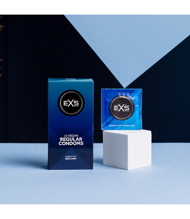 EXS EXS Regular Condoms 12 Pack – Thin, Strong, Reliable Comfort