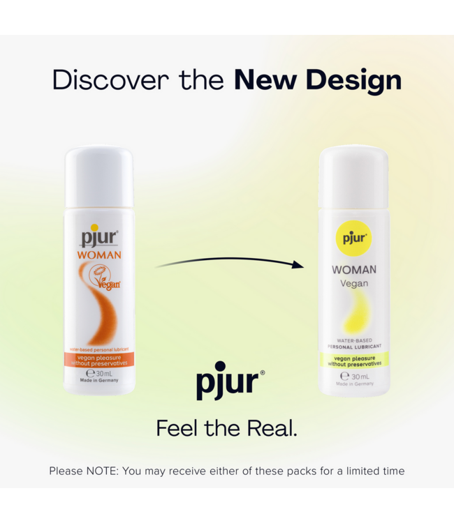 Pjur pjur WOMAN Vegan Glijmiddel 30Ml – Natuurlijk, Dierproefvrij & Veiliger Seks