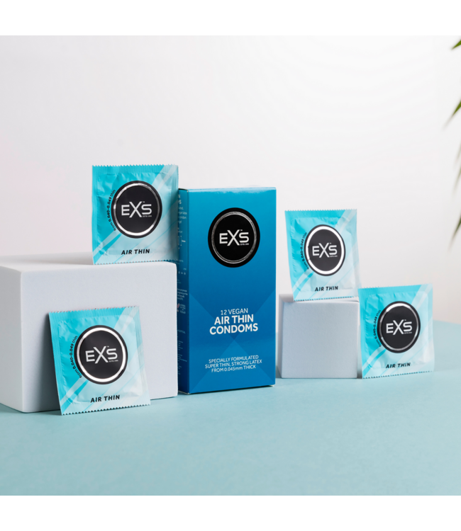 EXS EXS Air Thin Condoome - Ultradun, Geurvrij & Veilig | 12 Stuks voor Plezier