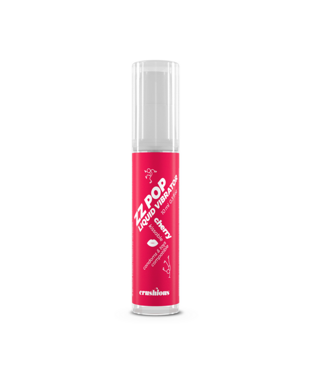 Crushious ZZ Pop Kers - Vloeibare Vibrator voor Sensueel Genot met Natuurlijke Smaken