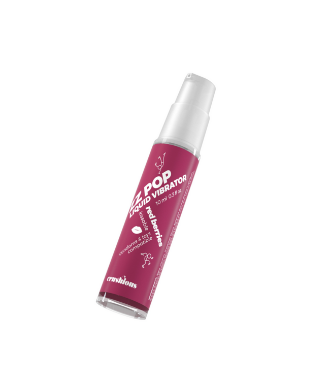 Crushious ZZ Pop Rote Beeren – 10 ml prickelndes Gel für sinnliches Vergnügen