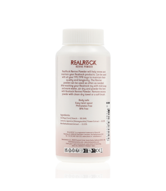 RealRock RealRock Revive Powder 60 g – Für lange Frische und Pflege Ihrer Spielzeuge