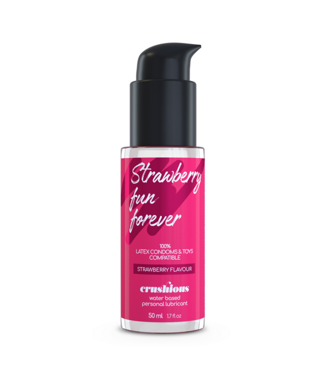 Crushious Crushious Erdbeer-Gleitmittel 50 ml | Küssbar & hautfreundlich