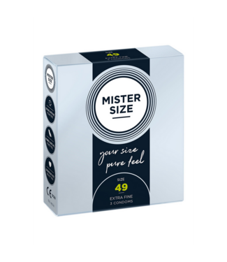 Mister Size MISTER SIZE 49 mm Condoms - Tailored Comfort for Ultimate Sensation