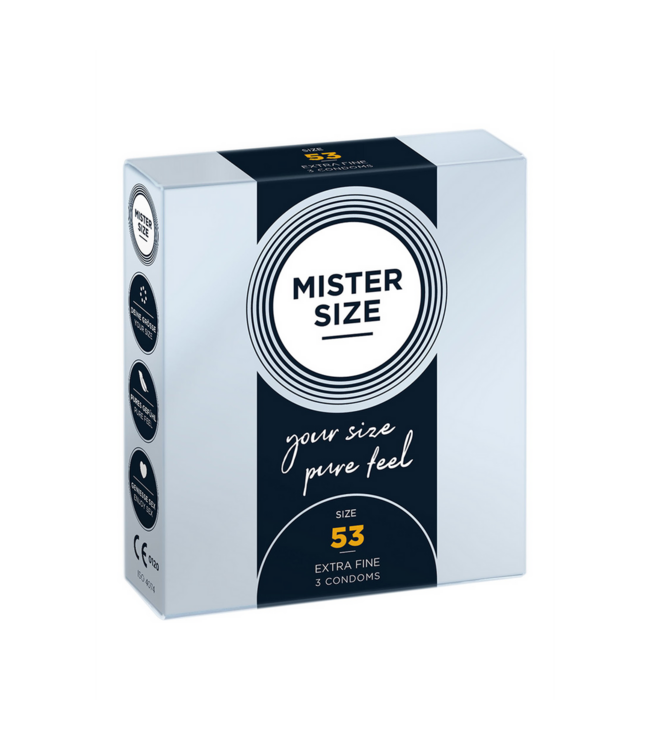 Mister Size MISTER SIZE Condooms 53 mm - Perfecte Pasvorm voor Ultiem Genot