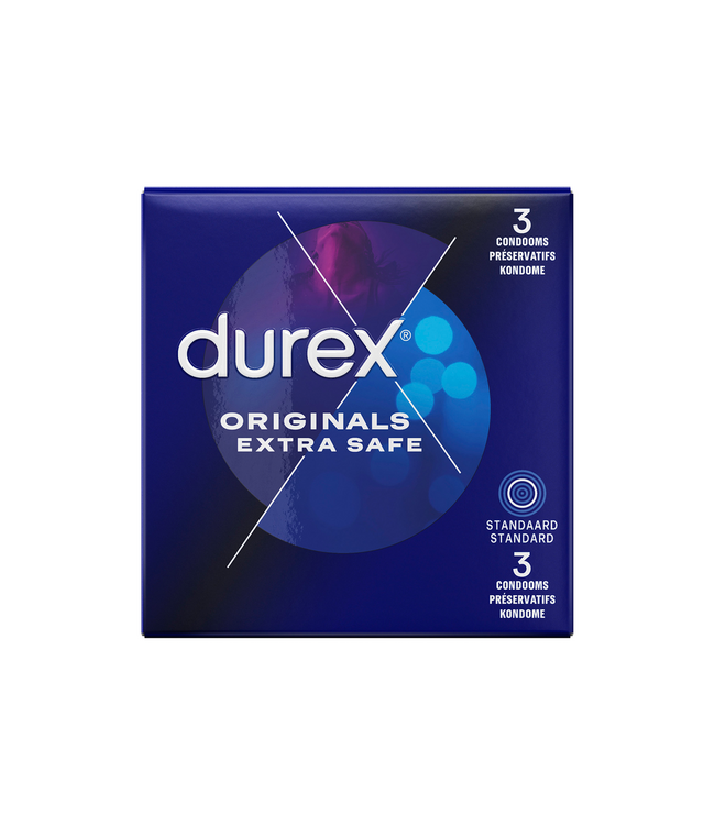 Durex Durex Originals XL Condooms - Extra Veilige Pasvorm voor Comfort - 3 Stuks