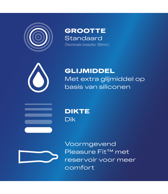 Durex Durex Originals XL Condooms - Extra Veilige Pasvorm voor Comfort - 3 Stuks