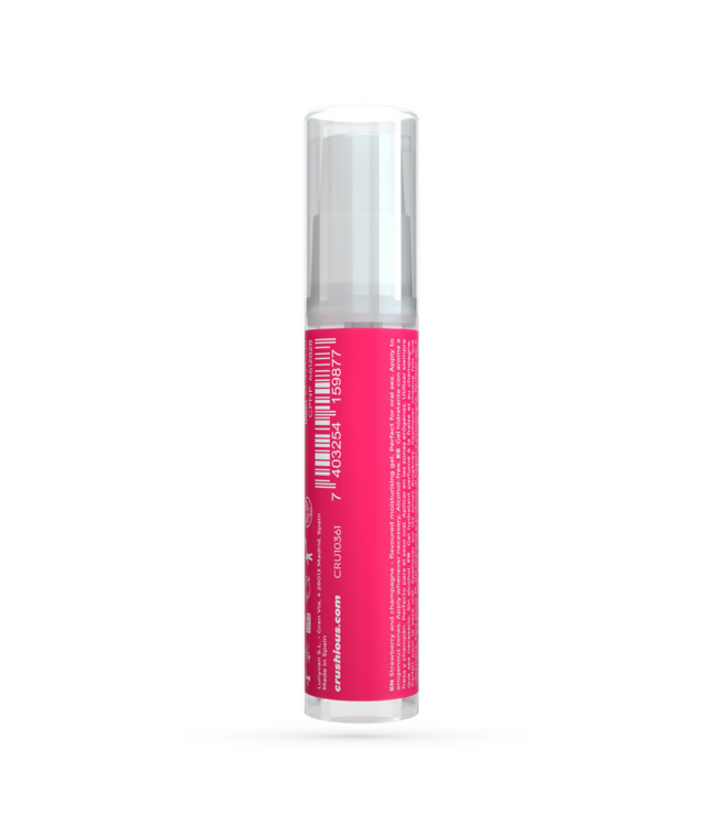 Crushious Steal My Kisses Strawberry Champagne Lubricant - Vegan & Kissable