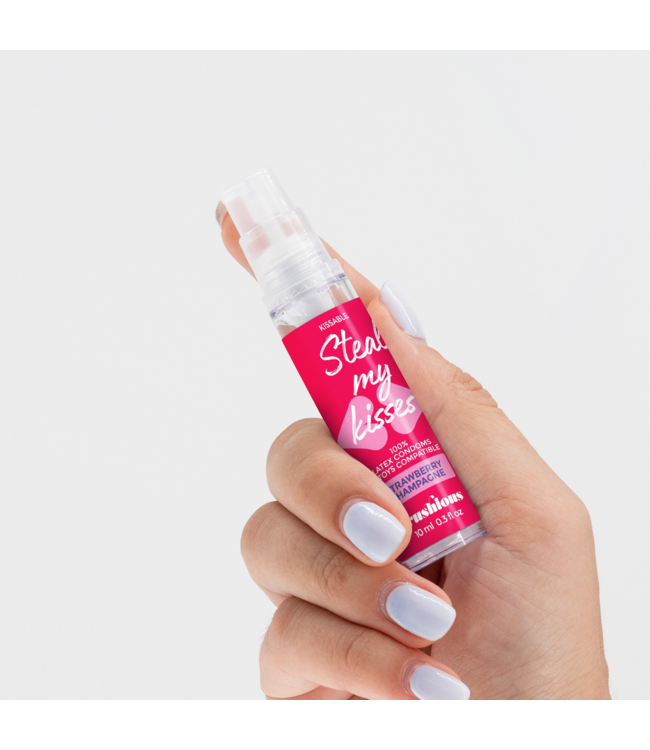 Crushious Steal My Kisses Strawberry Champagne Lubricant - Vegan & Kissable