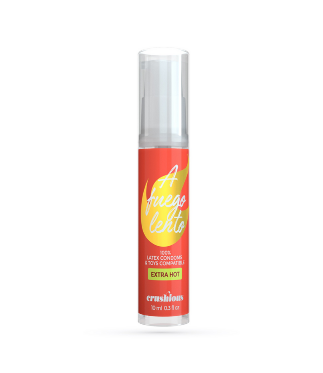 Crushious Fuego Lento Warmte Glijmiddel | Vegan, Veilig en Intens 10Ml