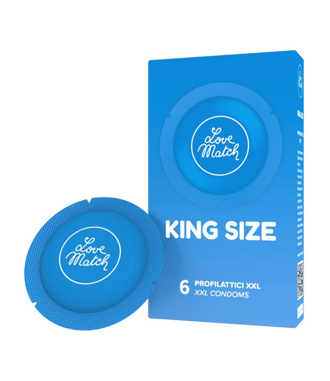 Love Match Love Match King Size Condooms – XXL voor Optimaal Comfort en Pasvorm