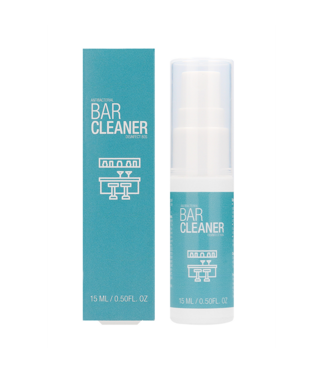 Pharmquests Quick-Dry Antibacterial Cleaner 15ml for Hygienic Bars & Surfaces