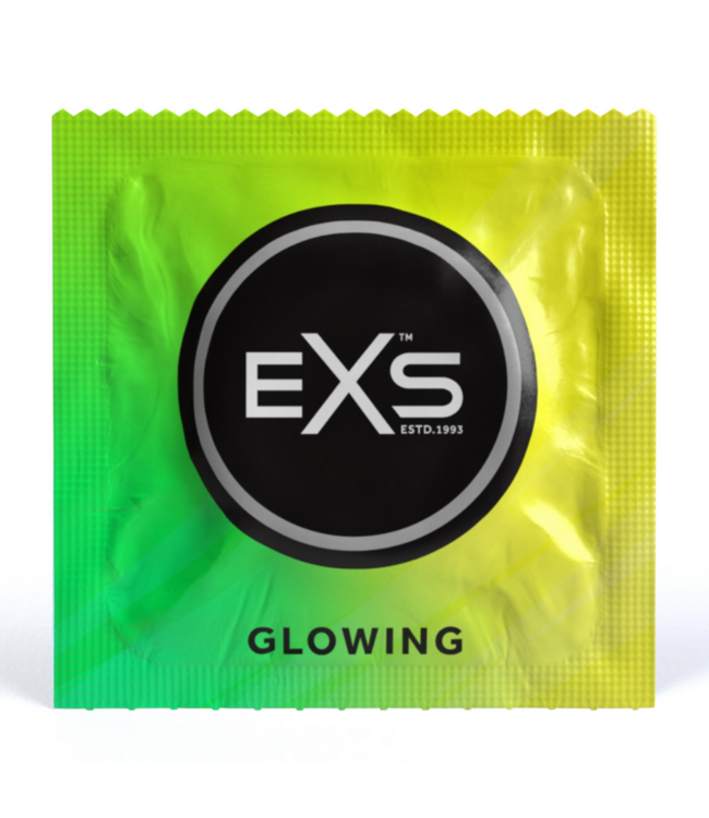 EXS EXS Glow in the Dark Condoms - Safe, Thin & Odourless (3 Pack)