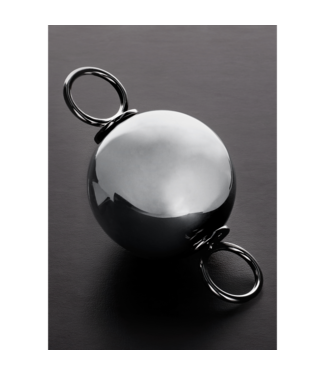 Steel by Shots Auto Bondage Ice Ball Lock - 70mm Stainless Steel Self-Bondage Tool