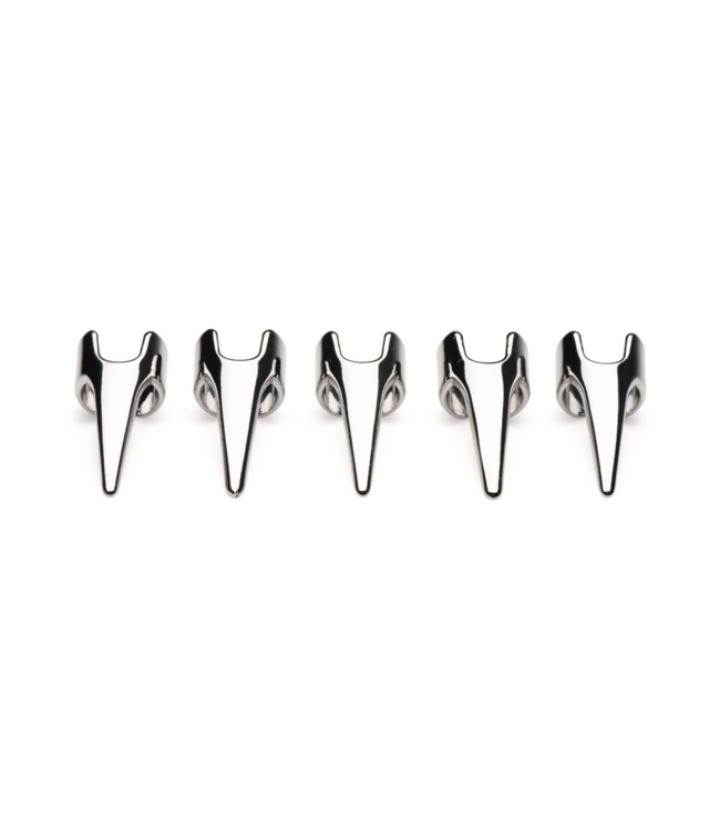 XR Brands Adjustable Stainless Steel Clawed Sensation Play Ring Set - 5 Pieces