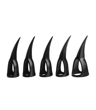 XR Brands Talons 10-teiliges Klauenset - Einzigartige Cosplay-Ringe für jeden Finger