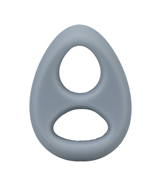 Doc Johnson The Code Silicone Cock Ring & Bandana Set - Comfort & Style