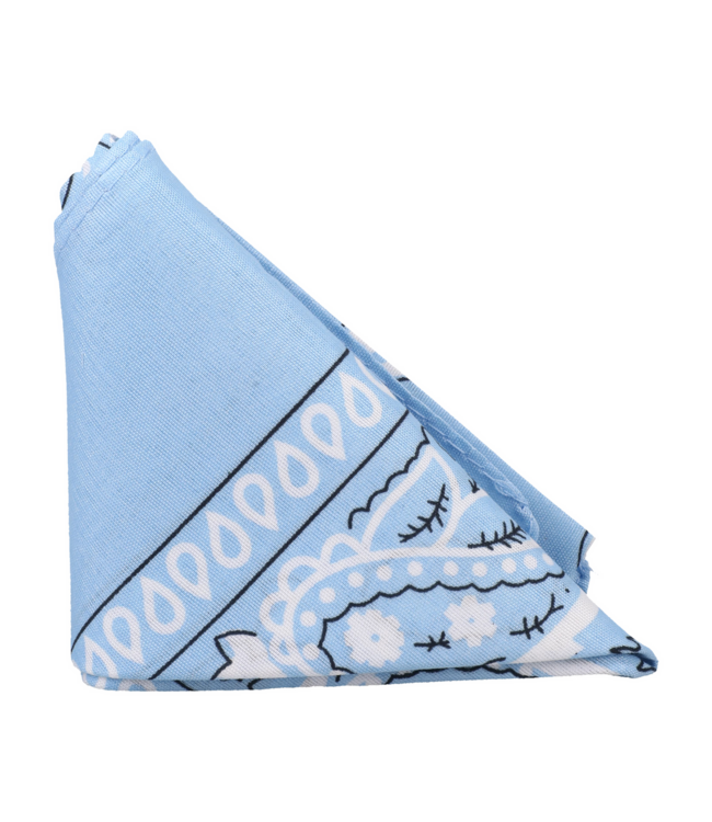 Doc Johnson The Code - Set van Siliconen Cockring en Bandana in Lichtblauw voor Stijl en Comfort