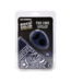 Doc Johnson The Code Navy Blue Silicone Cock Ring & Bandana Set for Ultimate Comfort
