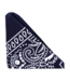 Doc Johnson The Code: Comfortabele Cockring en Bandana Set - Marineblauw Stijl