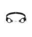 Ouch! Adjustable Bondage Cuff Strap with Rings | Control & Comfort in Black