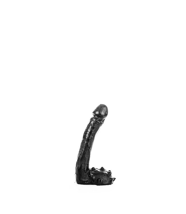 All Black All Black Dildo 9 cm – Schlank, Noppen, stilvoll und sinnlich