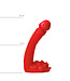 All Black Geniet van Verfijnd Plezier met de Unieke Granaatvormige Buttplug 9 cm