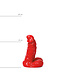 All Black All Black Dildo 13 cm - Ideaal voor Beginners met Geribbelde Schacht en Veiligheid