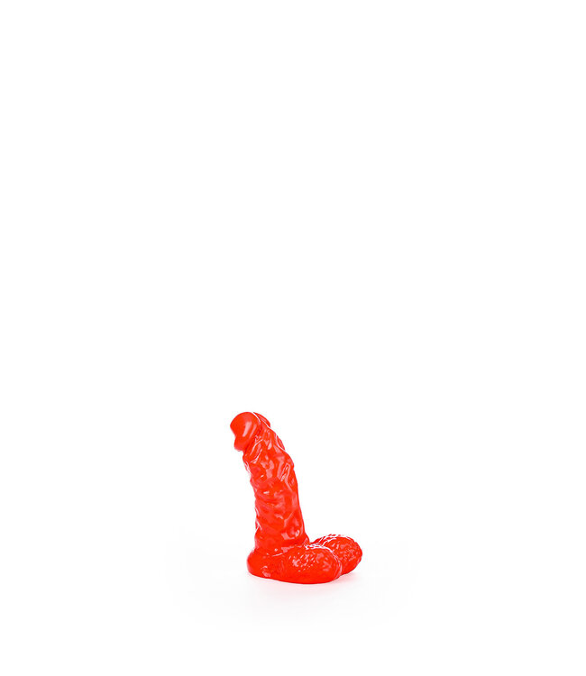 All Black All Black Dildo 13 cm - Ideaal voor Beginners met Geribbelde Schacht en Veiligheid