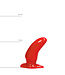 All Black Compacte Rode Buttplug voor Gerichte G-Spot Stimulatie - 13 cm Genot