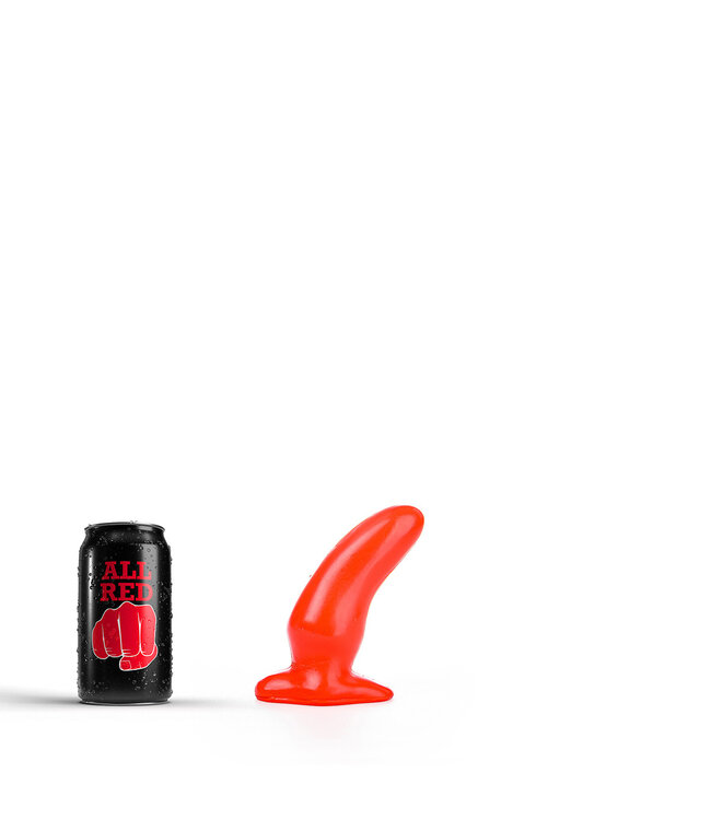 All Black Compacte Rode Buttplug voor Gerichte G-Spot Stimulatie - 13 cm Genot
