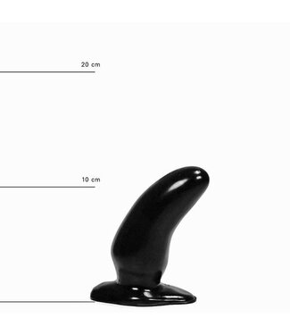 All Black All Black AB Buttplug 13 cm - Perfecte G-Spot Stimulator met Beschermhoes