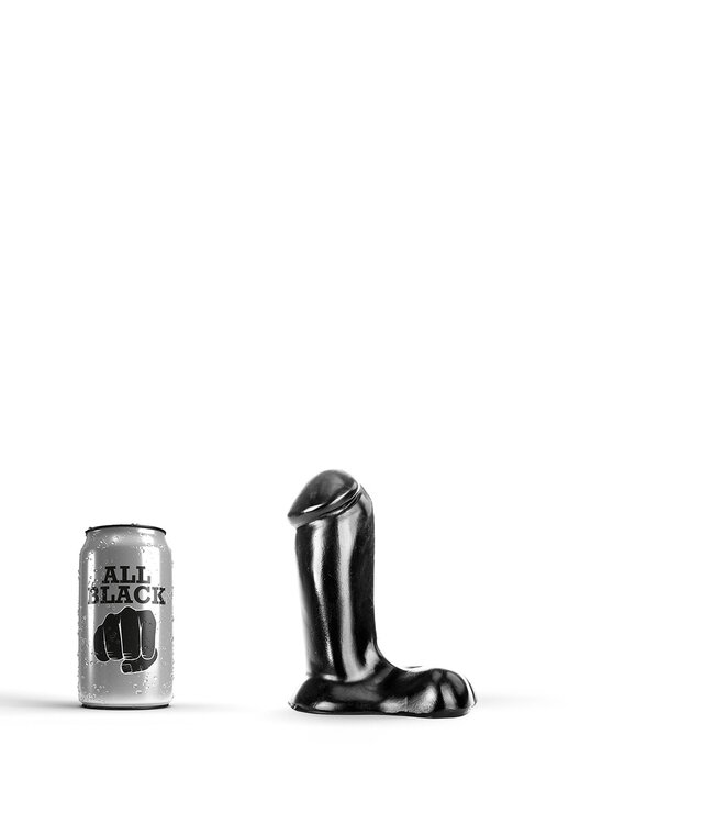 All Black All Black AB Mini Dildo 14 cm - Perfect voor Beginners en Veilig in Gebruik