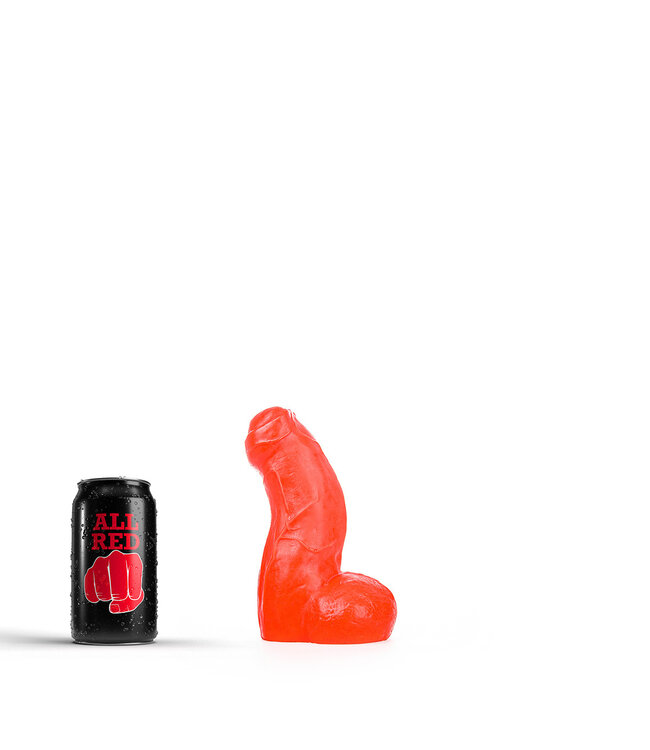 All Black All Red 17cm Realistic Dildo - Soft, Safe & Hygienic Pleasure Tool