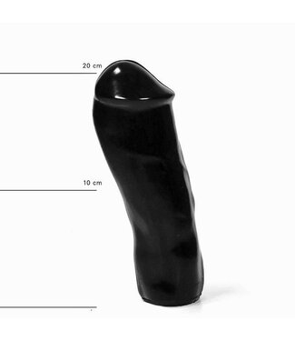All Black All Black AB 47 Dildo - 20cm Veined Shaft for Deep, Intense Pleasure