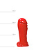 All Black All Red 22 cm Dildo | Stabil, sicher, stilvoll & für Fortgeschrittene