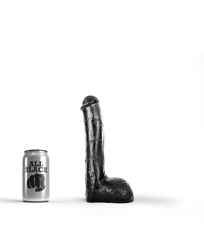 All Black All Black Dildo 23 cm - Zacht, Flexibel & Realistisch Genot voor Jou