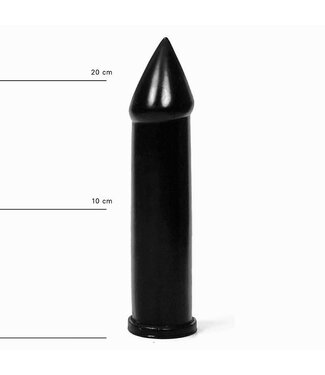 All Black All Black Dildo 24 cm – Schlank, glatt & ultimativer Komfort!