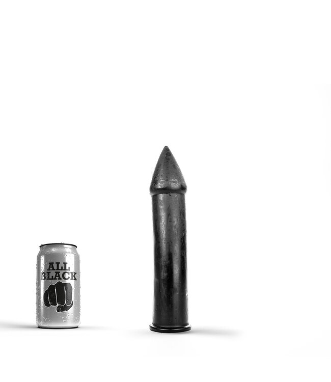 All Black Premium All Black Dildo 24 cm - Strak Design voor Maximale Plezierervaring