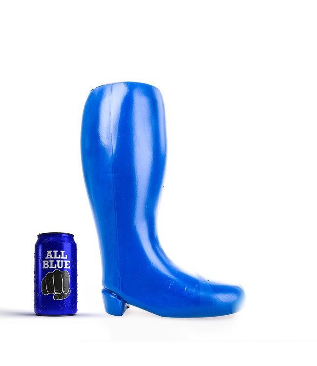 All Black All Blue 31 cm Buttplug - Robuste Stiefelform für Fortgeschrittene