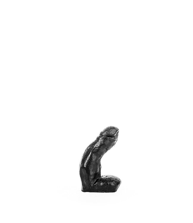 All Black All Black Dildo 15 cm – Soepel en Bevredigend met Perfecte Ballen