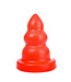All Black All Red Butt Plug Trio - Smooth, Safe & 3 Bump Sizes for Pleasure