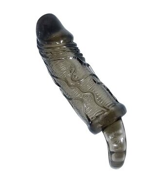 Baile Penismanschette Men Extension Schwarz | Realistische 17,5 cm Verlängerung