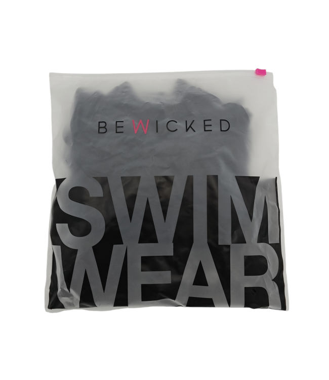 BeWicked Zwart One-Shoulder Badpak Rowen – Elegant, Verleidelijk & Uniek voor Zomerfun