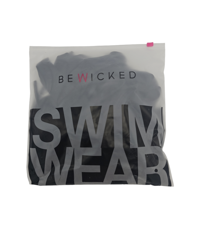 BeWicked Yasmin Zwart Monokini XL | Elegante Halternek met Verstelbare Pasvorm
